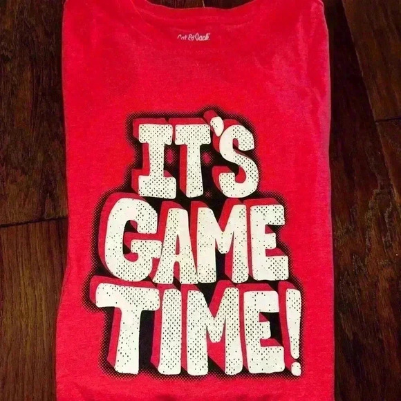 Red Game Time T-Shirt - Picture 2 of 3